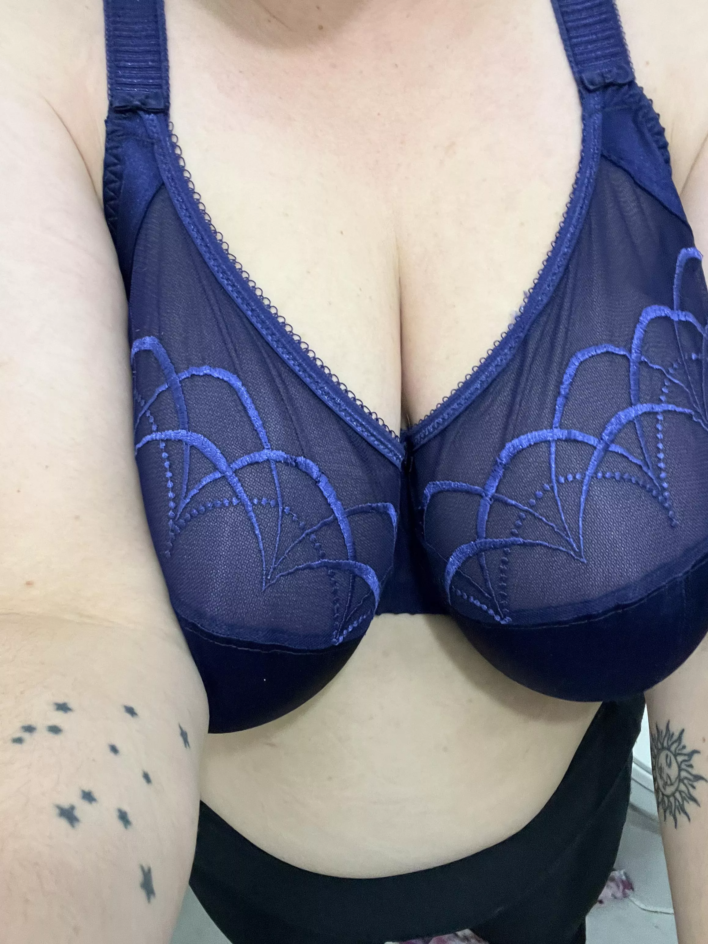 Mommy is getting ready for the day 