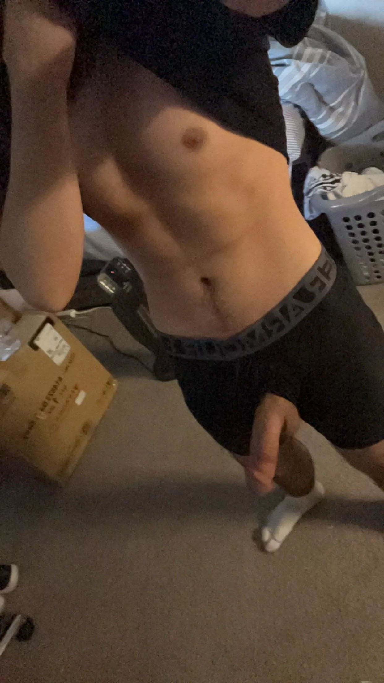 Need my morning wood drained, any volunteers?