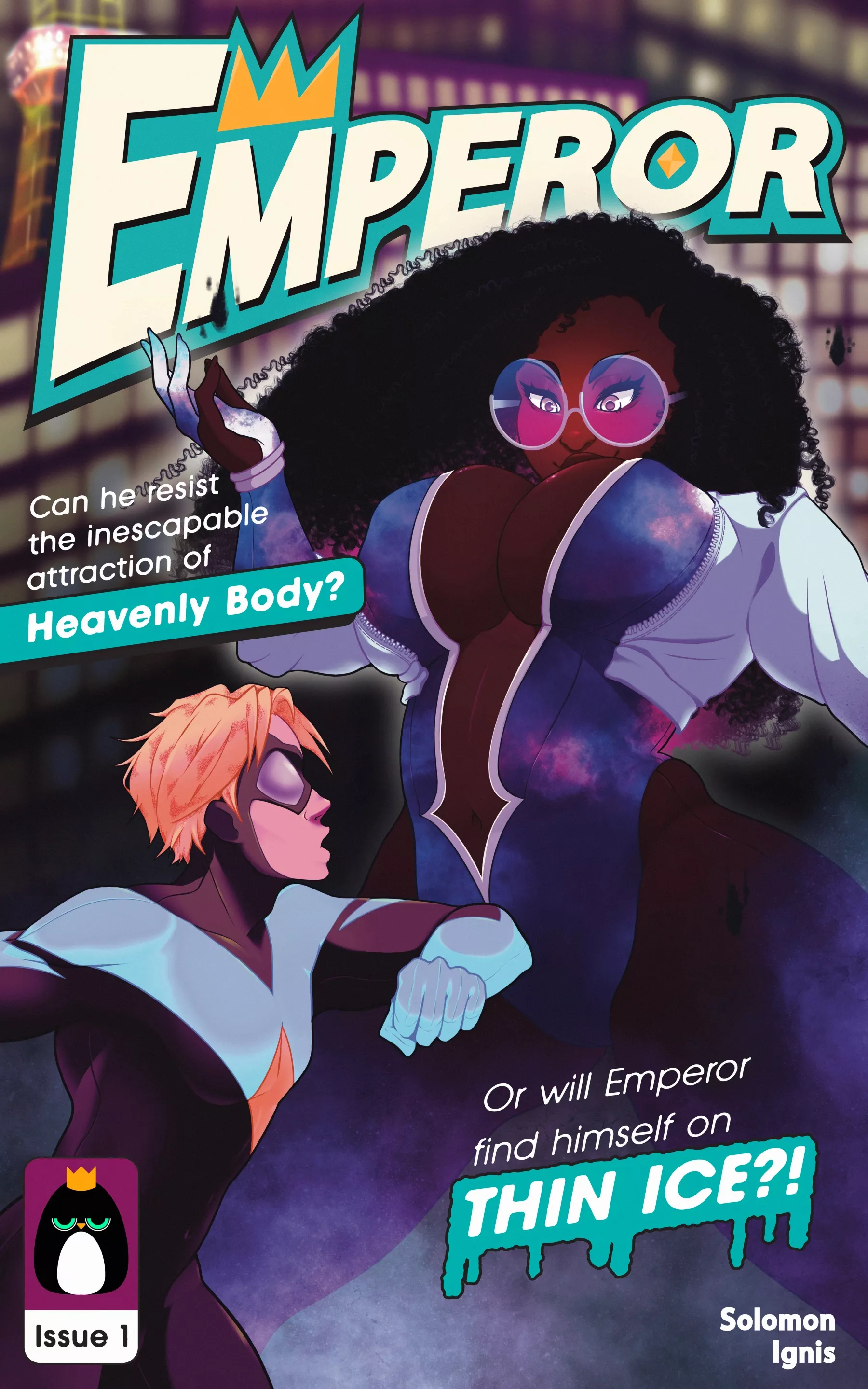 New Cover for Upcoming Book: Emperor: Issue 1, a Superhero-HaremLit Adventure (Also info on my future)