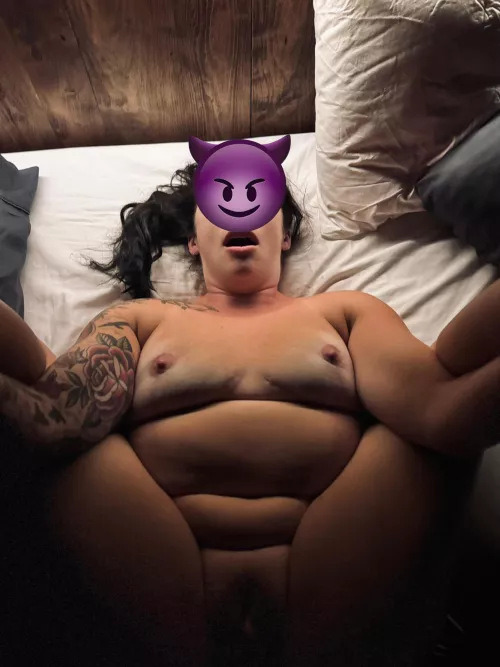 (oc) can you tell that I want it deeper inside of me😈