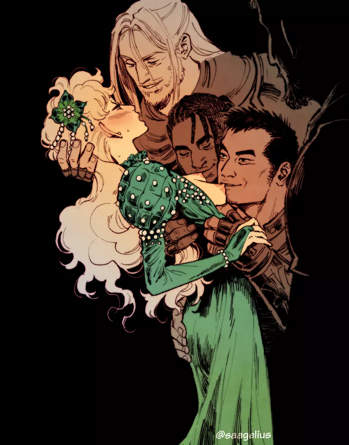 Princess & guards: feeding time 👅