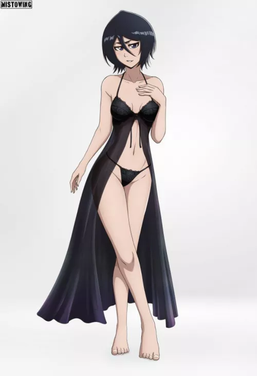 Rukia wishing us all a happy Gothtober 