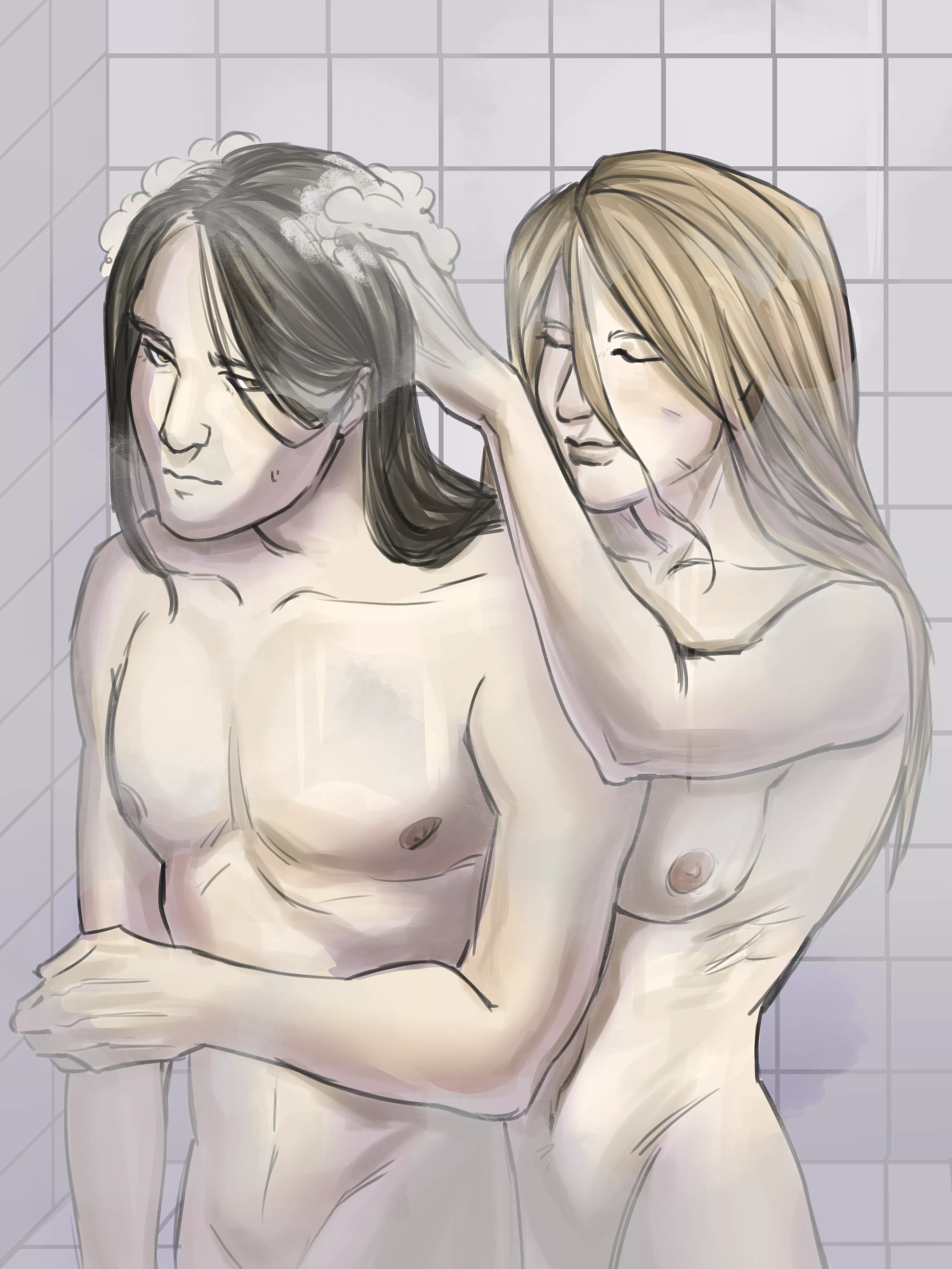 Samara and Sam's co-ed shower