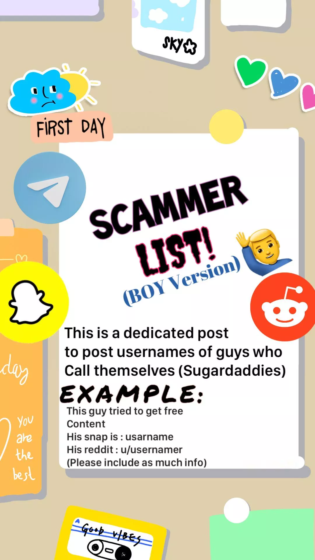 SCAMMER LIST THREAD [online]