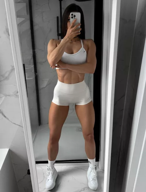 sexy fit gym girl