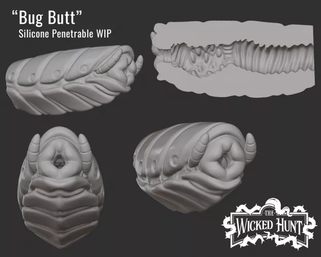 Silicone bug penetrable sleeve for my fellow bug enjoyers ✨ [OC, WIP]