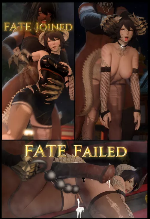 Sometimes farming a boss FATE for that specific glam is a little more effective with a party of friends rather than soloing it alone in a dress... (@GaoGaoNara) [FFXIV]