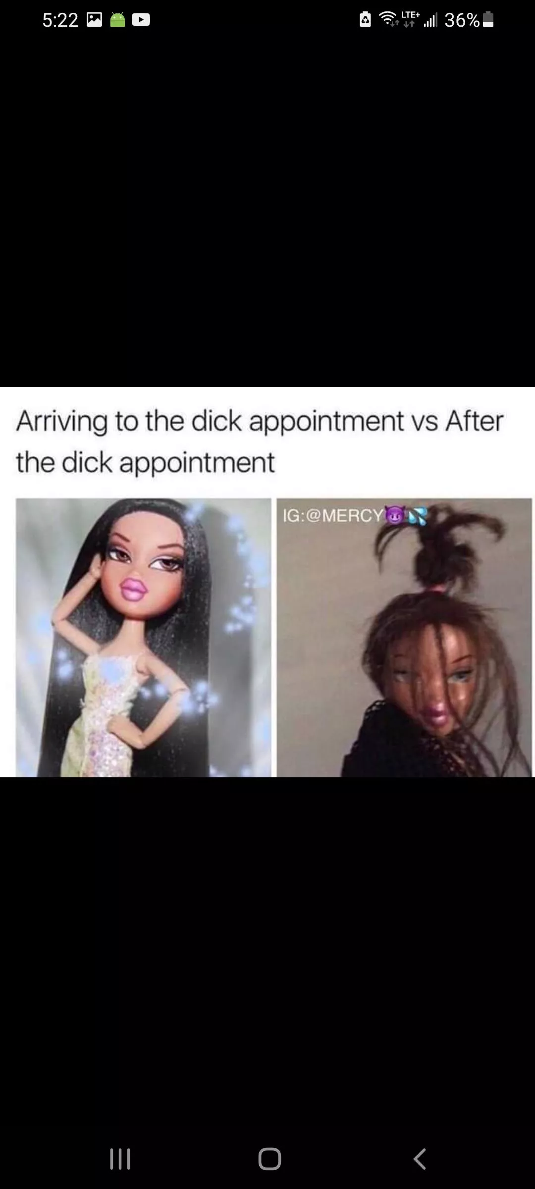 That's how we wanna look after a night you guys. It's a sign it was a good dick appointment!