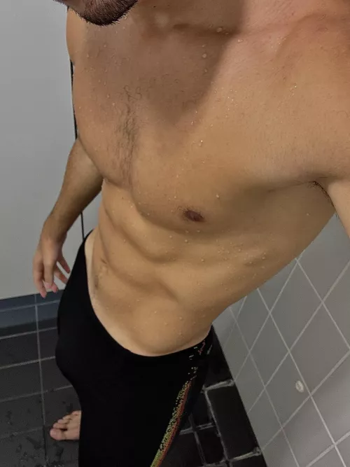 the swim session went really good, can you tell?