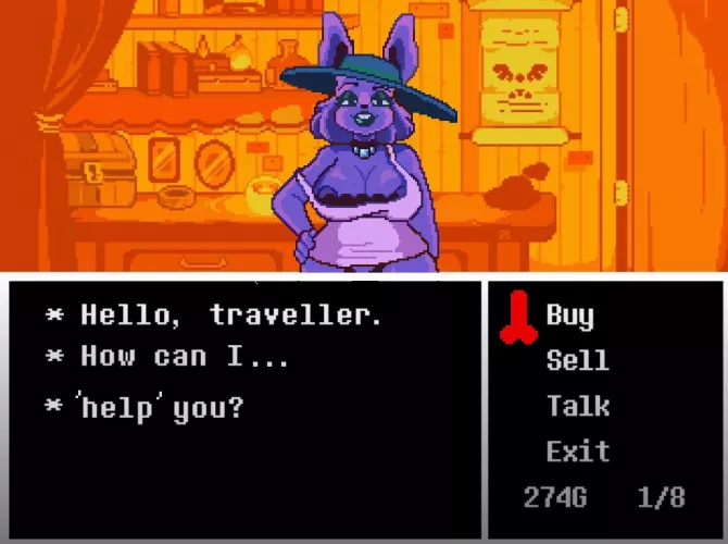 Under(her)tail Shop Caretaker (by me/ WillLewd)