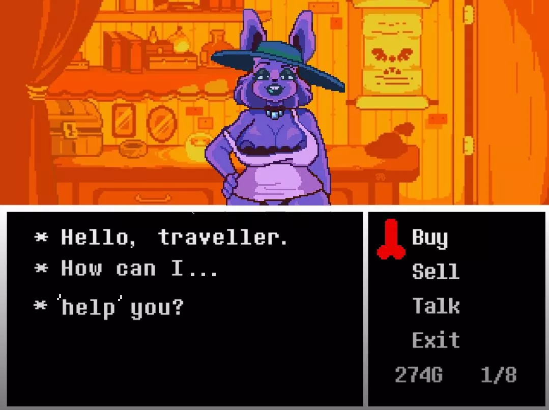 Under(her)tail Shop Caretaker (by me/ WillLewd)