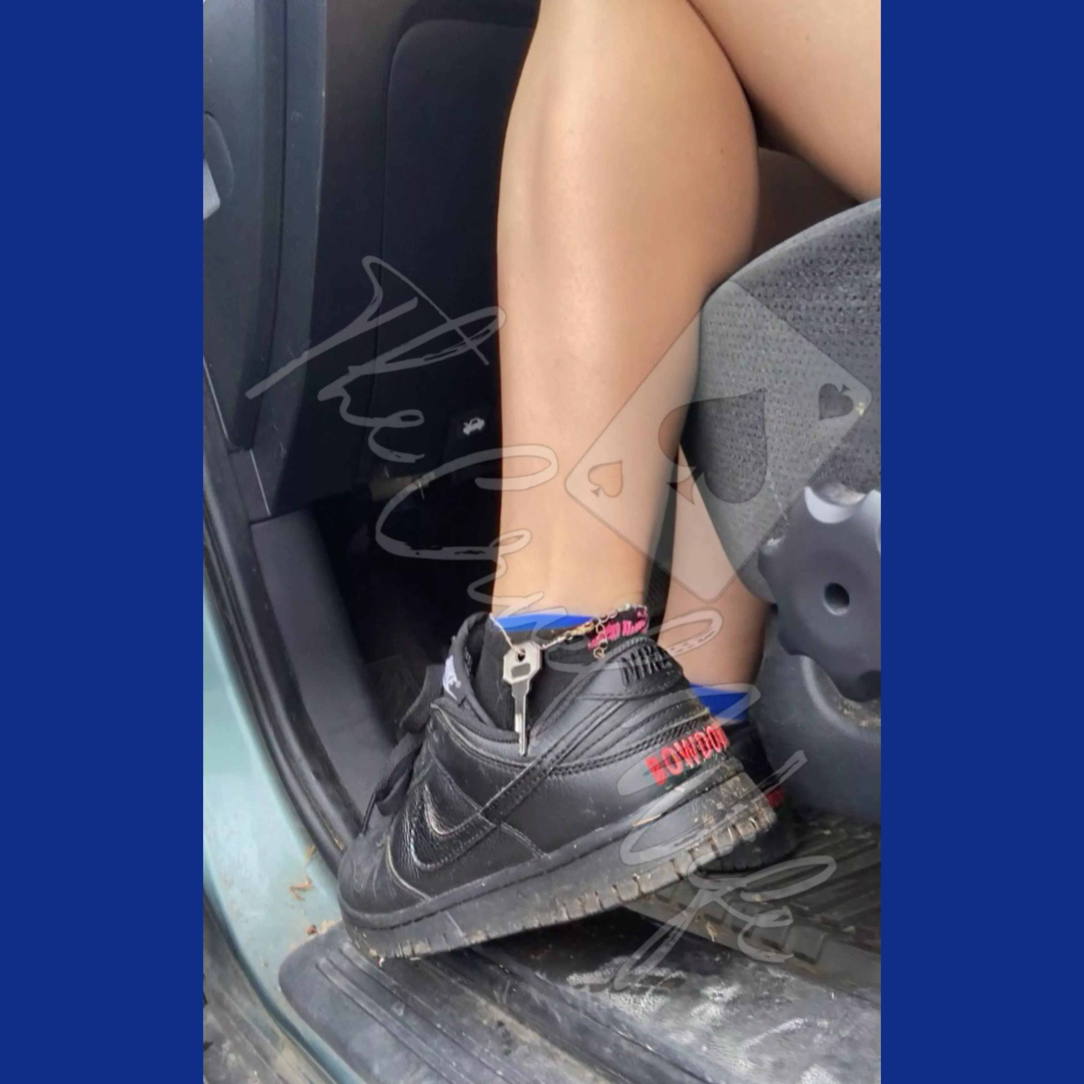 While I’m out with your key.