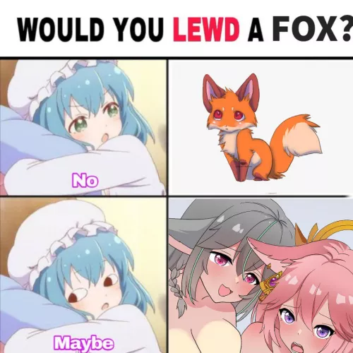 Will you lewd the foxes? [Indie Vtuber & Yae Miko]
