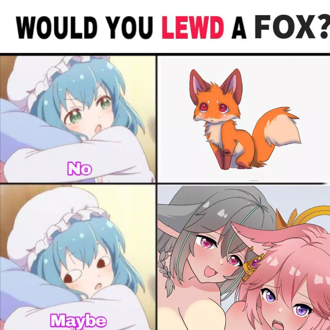Will you lewd the foxes? [Indie Vtuber & Yae Miko]