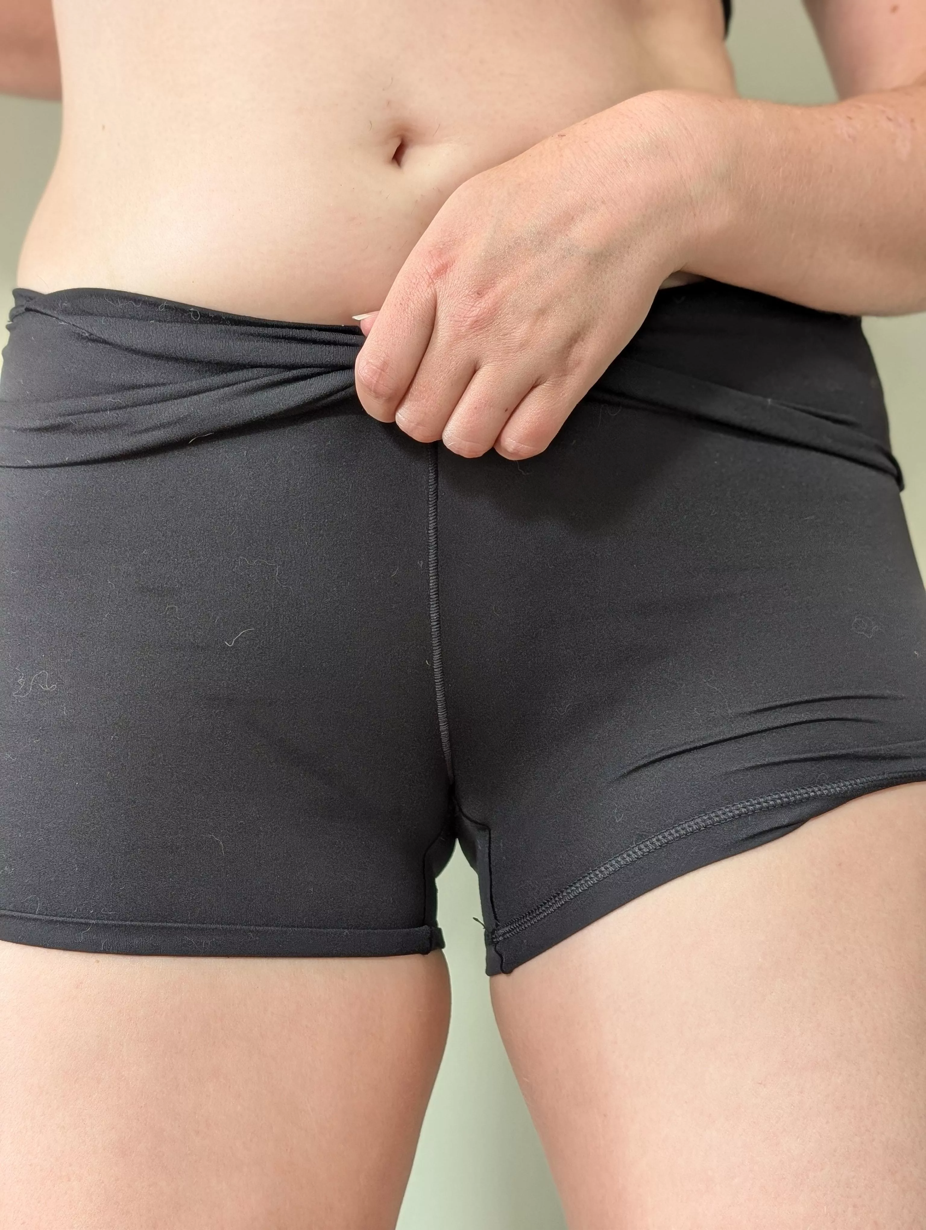 A little sweaty post workout 