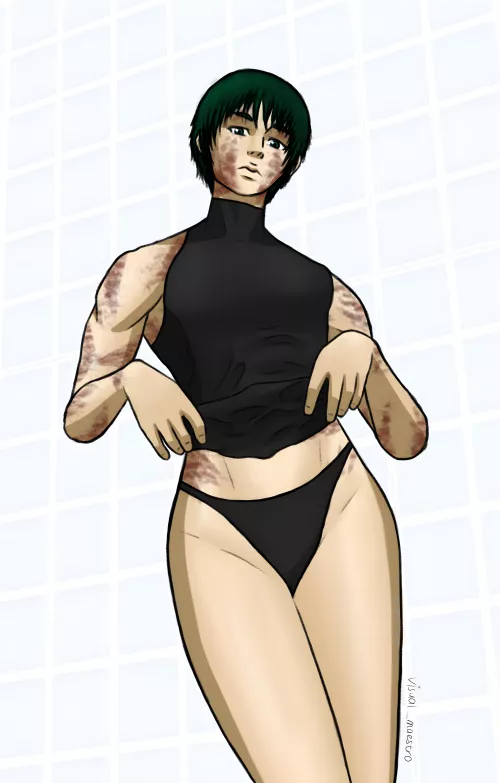 A sneak peak at Maki's panties [OC]