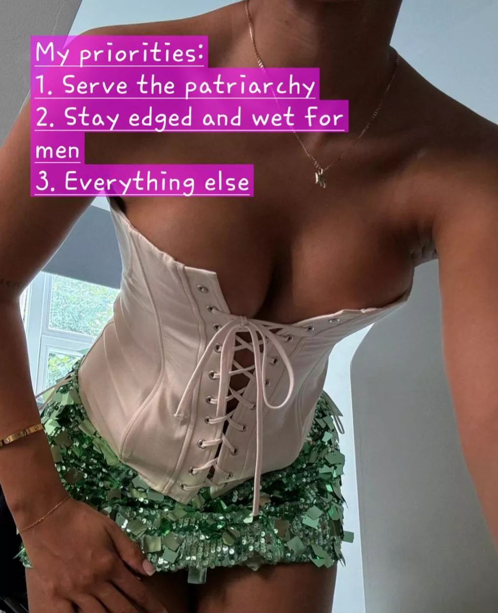 Being a good girl means getting my priorities in order 