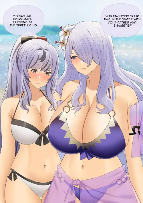 Camilla and her daughter