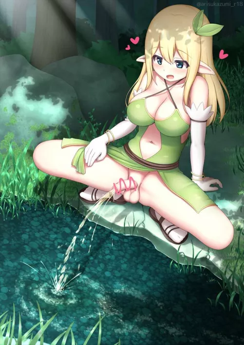 connecting with nature~ <3 (artist: arisu kazumi)