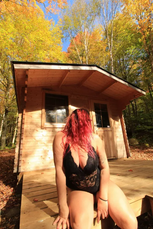 Cum into my warm, cozy cabin 
