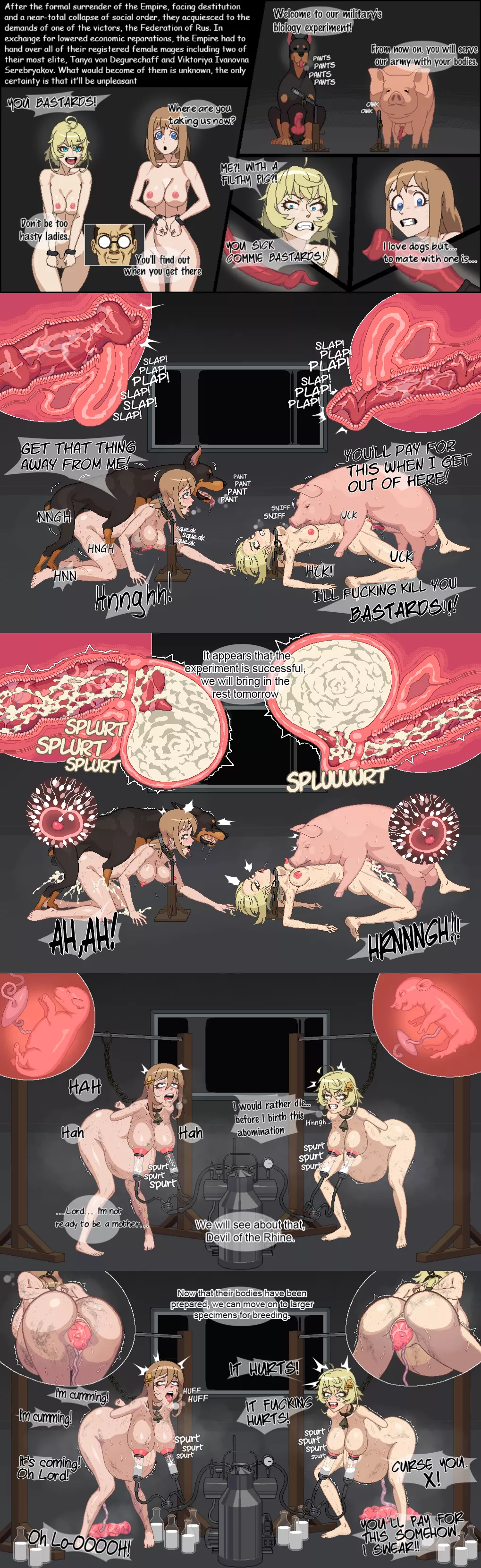 Dog and pig breeding