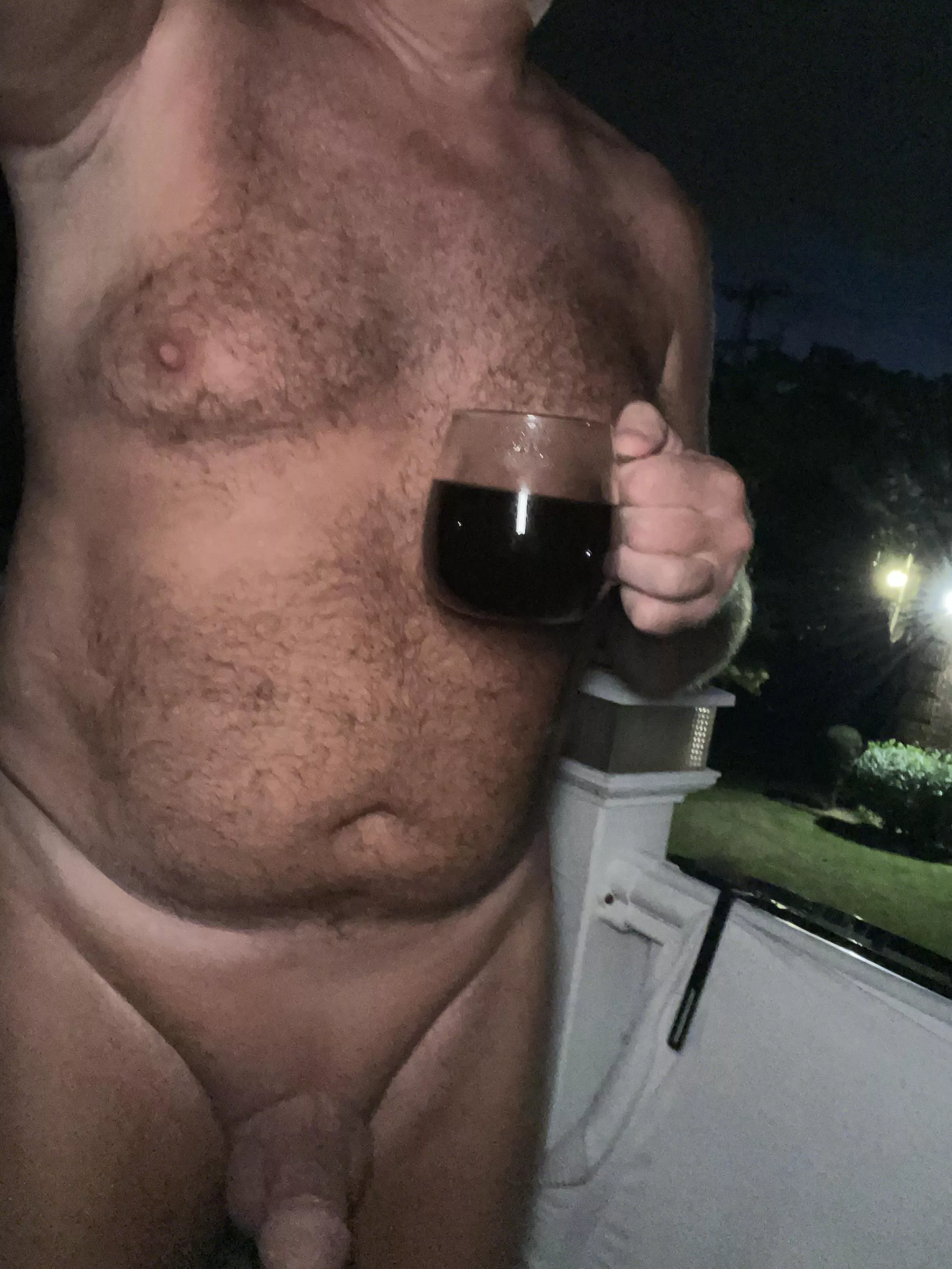 Early morning, coffee – wondering if the neighbors noticed