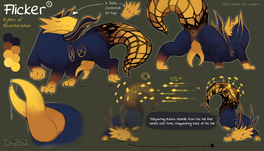 Echo Lizard Ref for Omaru! (doeboi) [M]