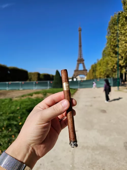 Enjoying Paris vacation