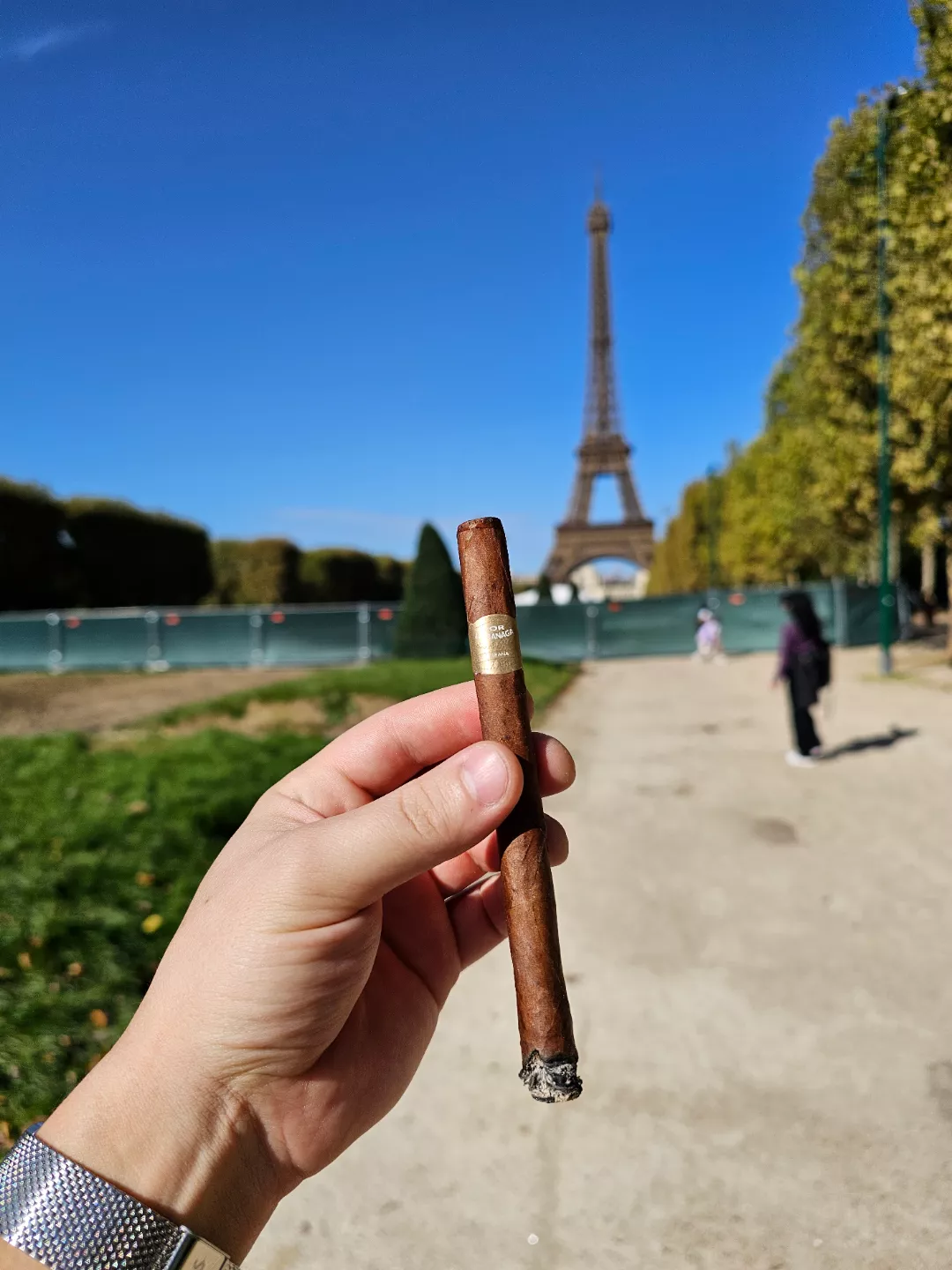 Enjoying Paris vacation