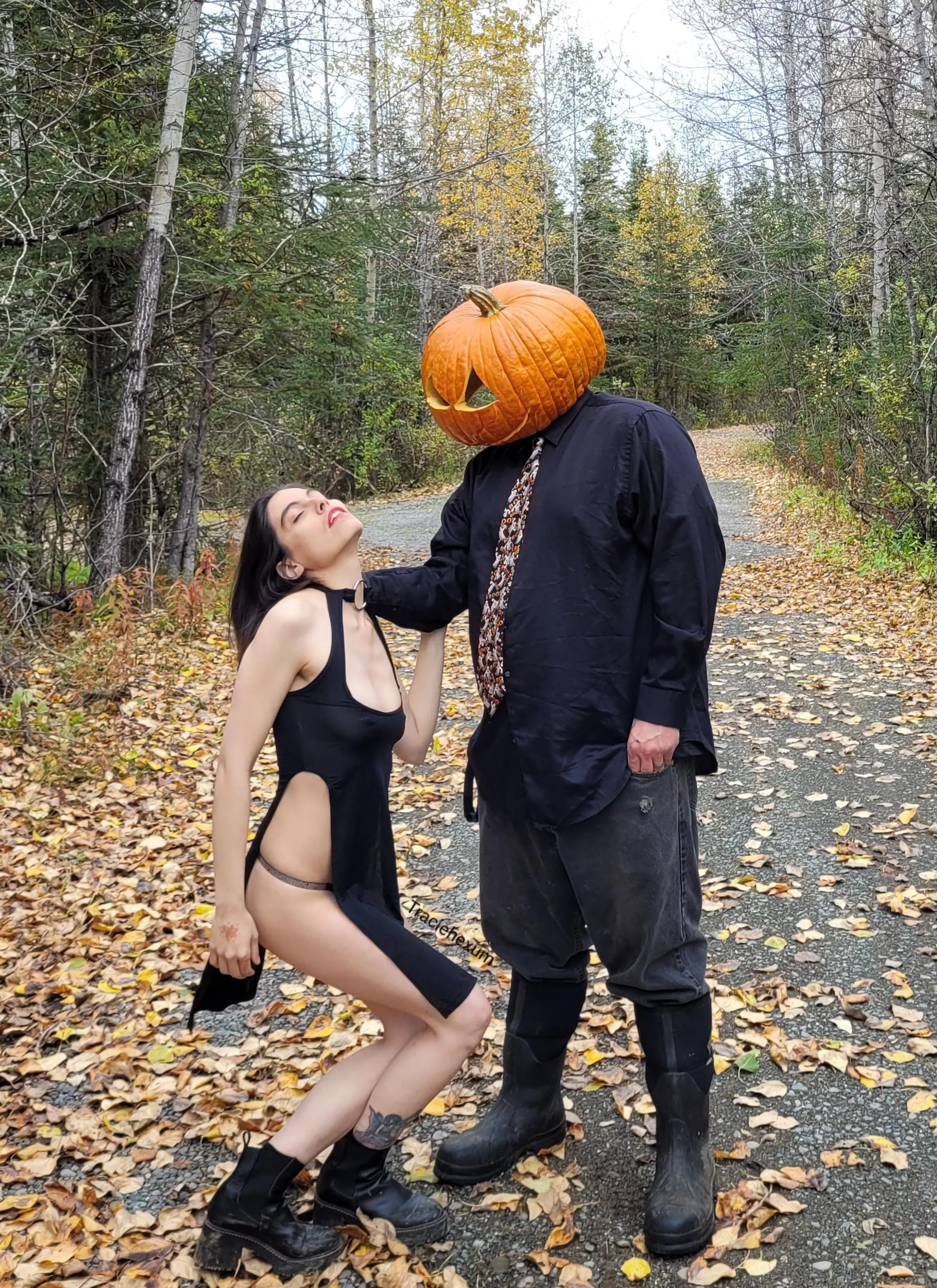 Fall in Alaska is magical essentially when you bump into the pumpkin king ;) 