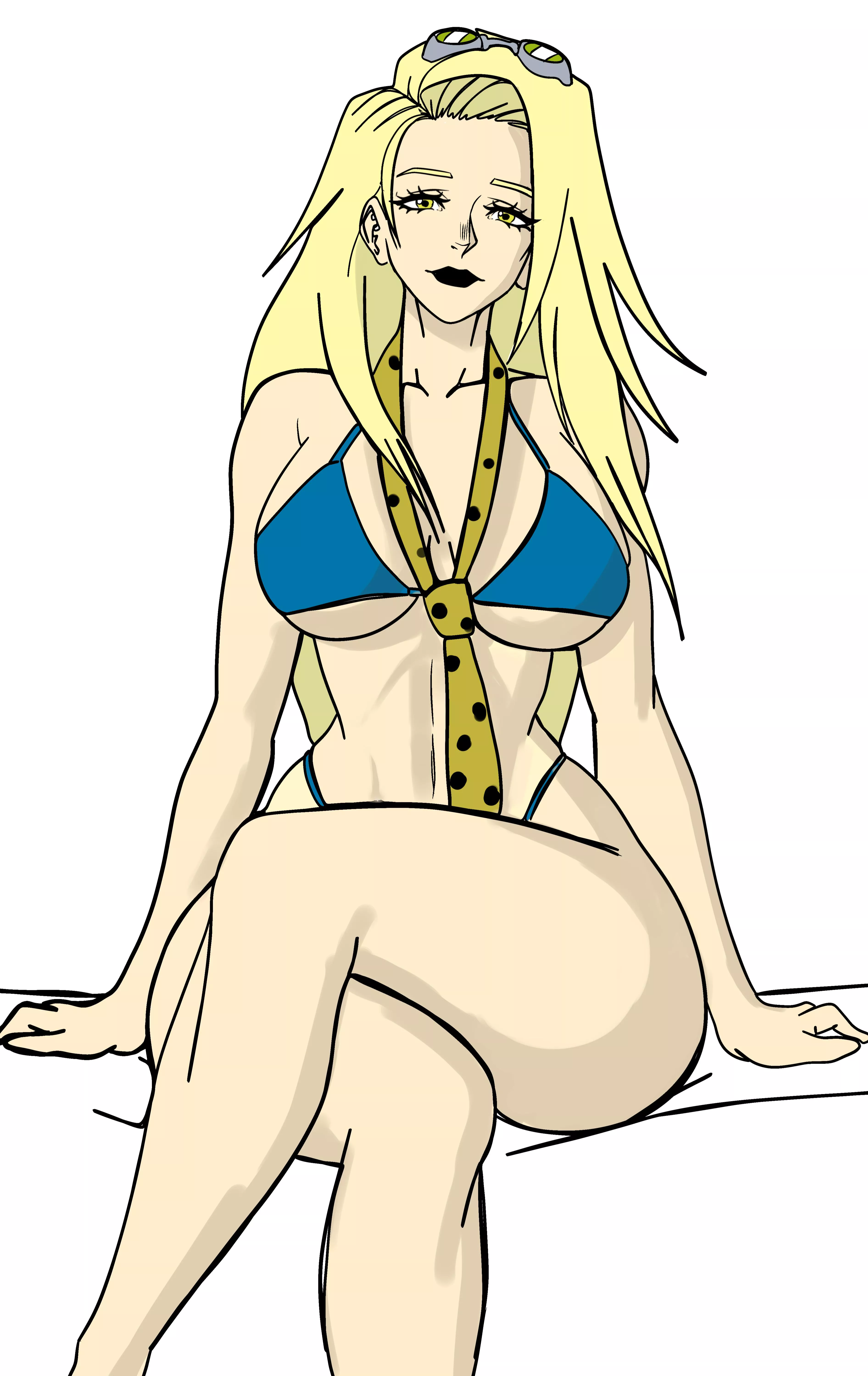 Female Nanami is ready for the beach. By Sovereign Doom (me) 