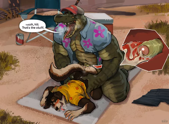 Fishing Day | COMMISSION (bluesh) [MM]