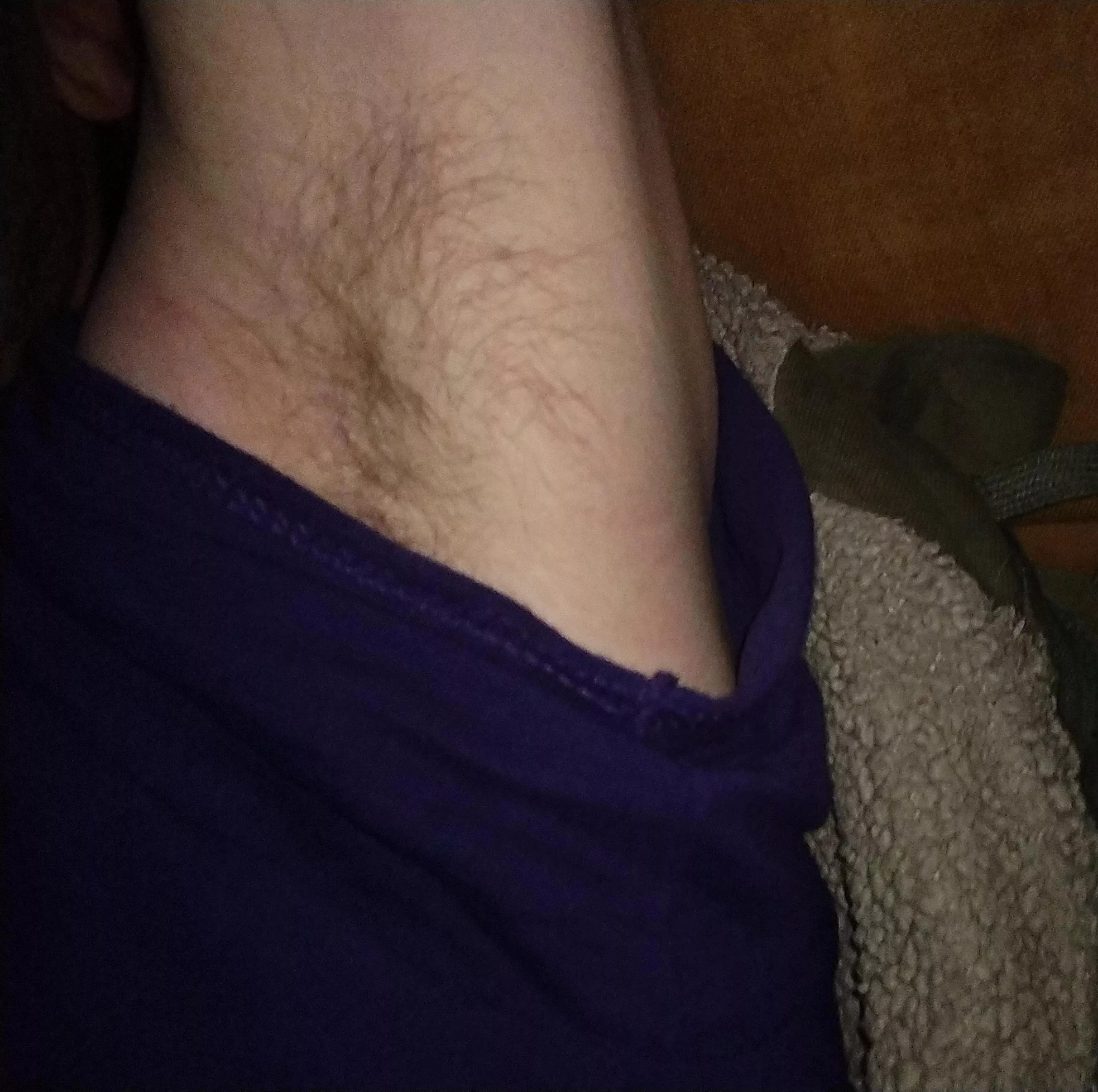 Hope you don't mind there's no deodorant on it.