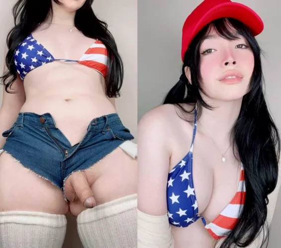 How do you feel about this lovely tgirl cock? 🍆