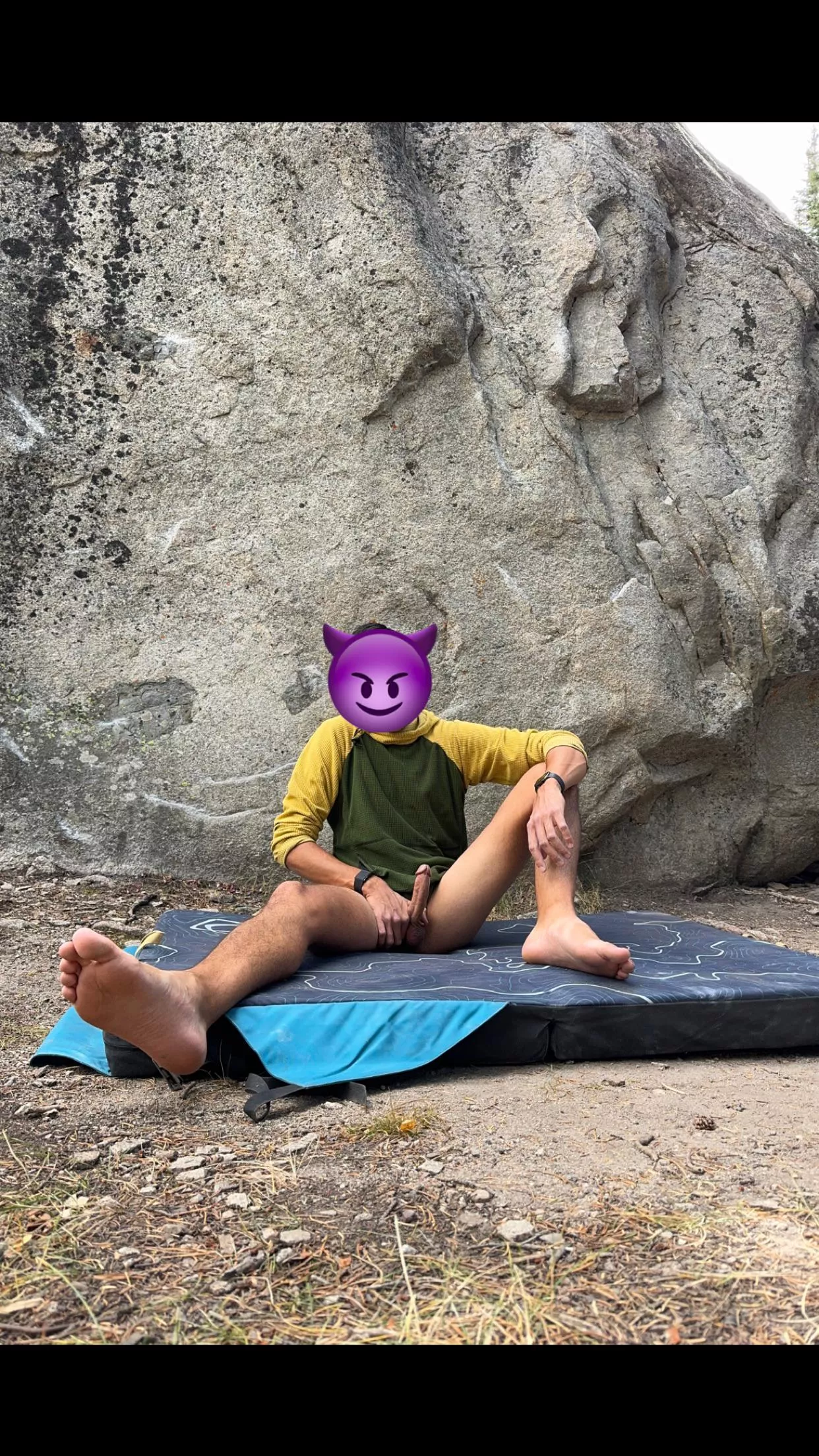 I like to be rock hard when I climb 😉