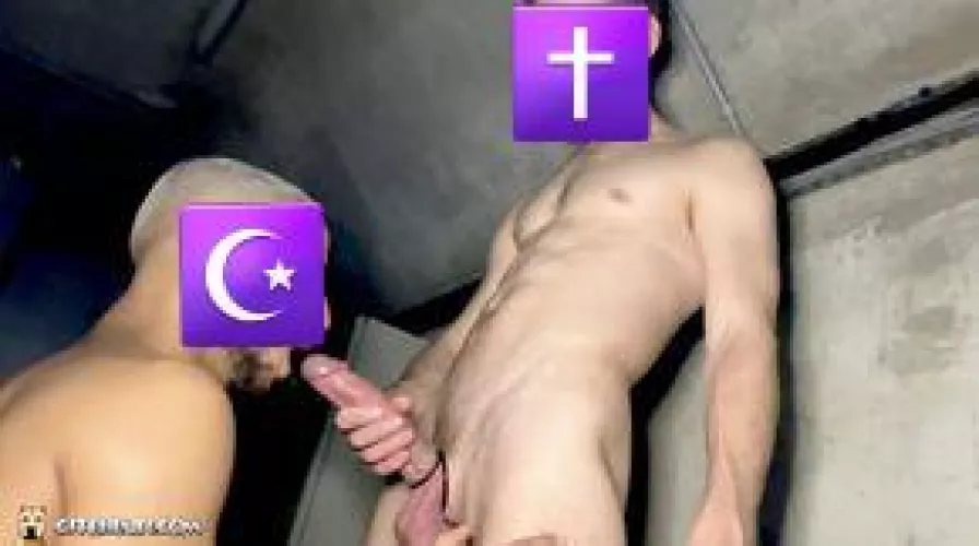 I think you losers forgot how dominant Christianity is. We will have all you Muslims on your knees before our powerful cocks.