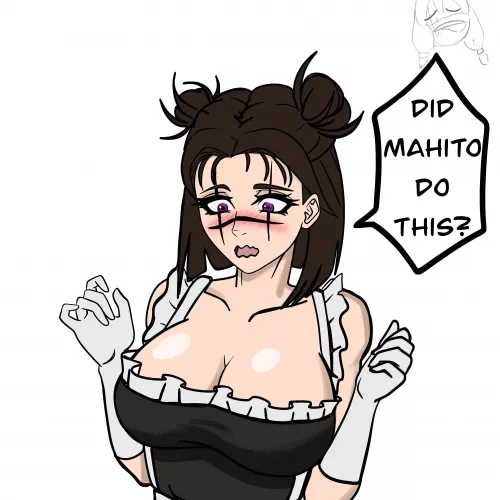 I turned Choso into a French maid 