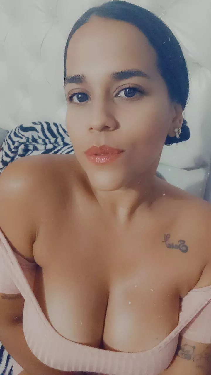 I want you to cum on my big tits