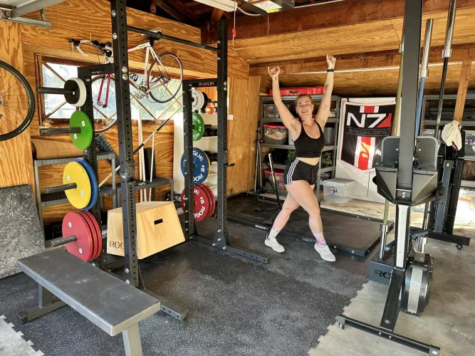 It's not a home until the home gym gets set up!
