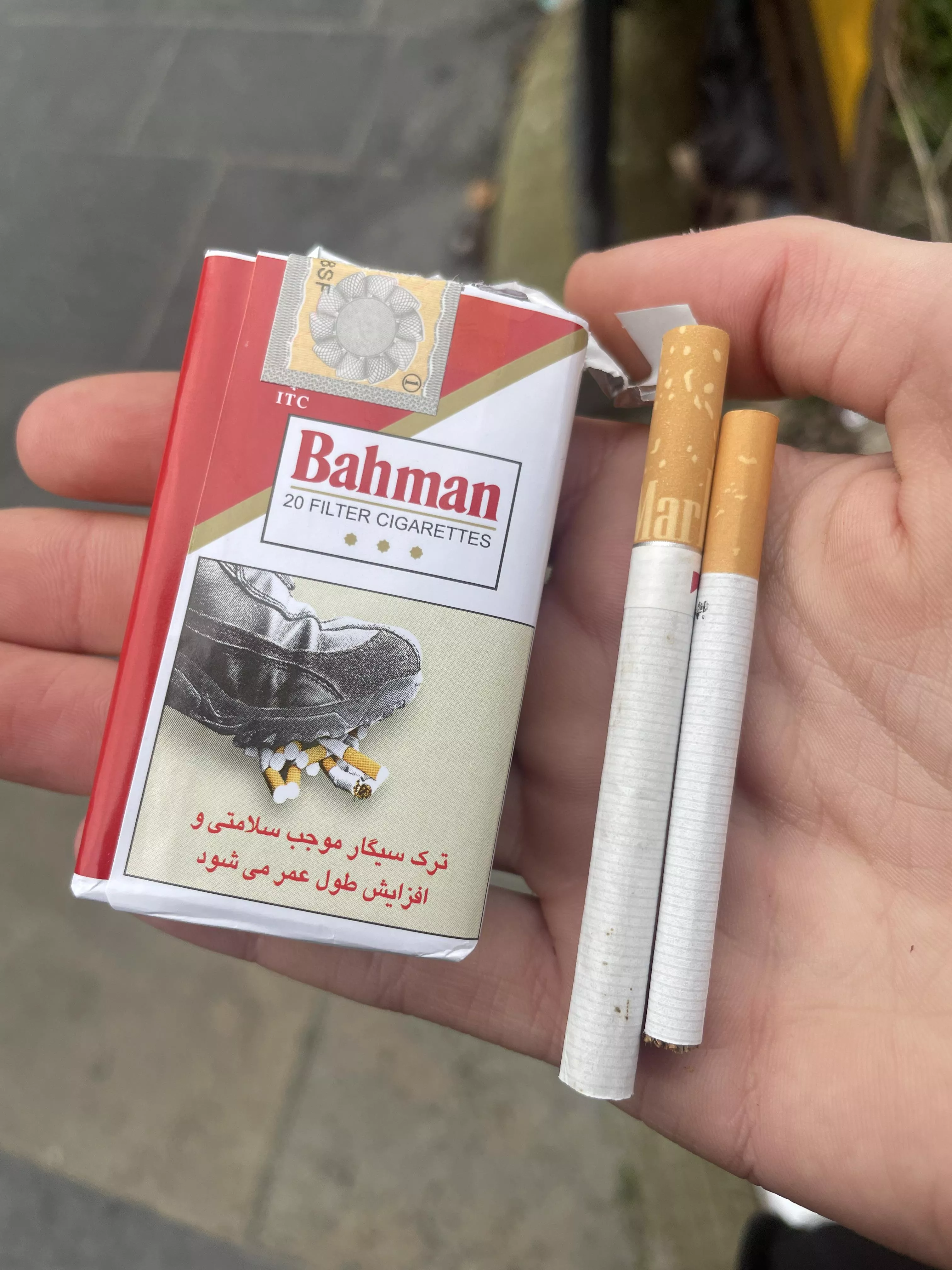 Little bahman cigs (marlb for scale)