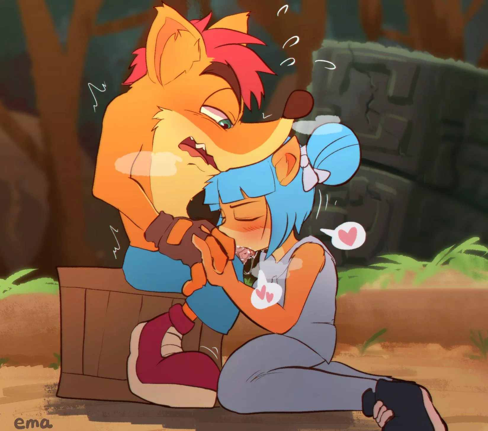 [Megumi] going down on Crash (ema_npr)