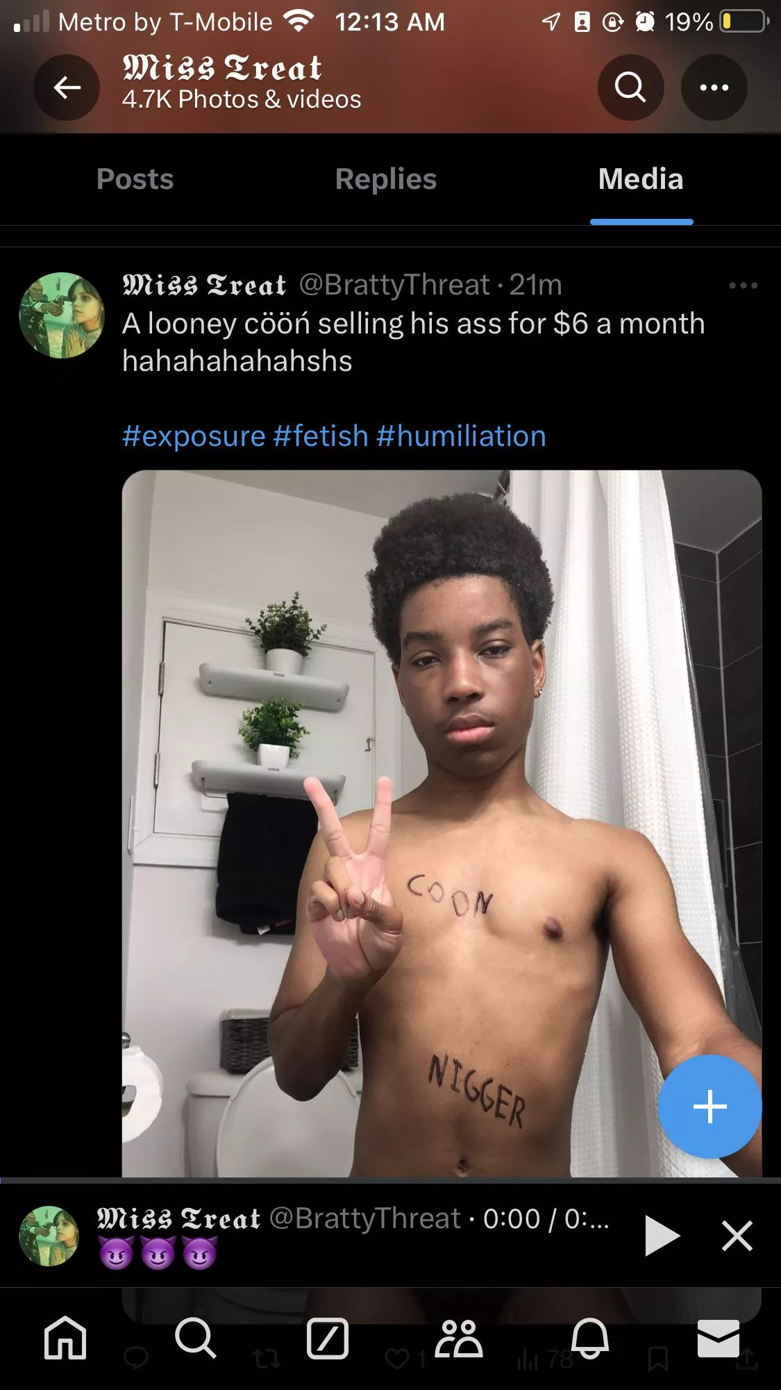 payed this white goddess to expose me