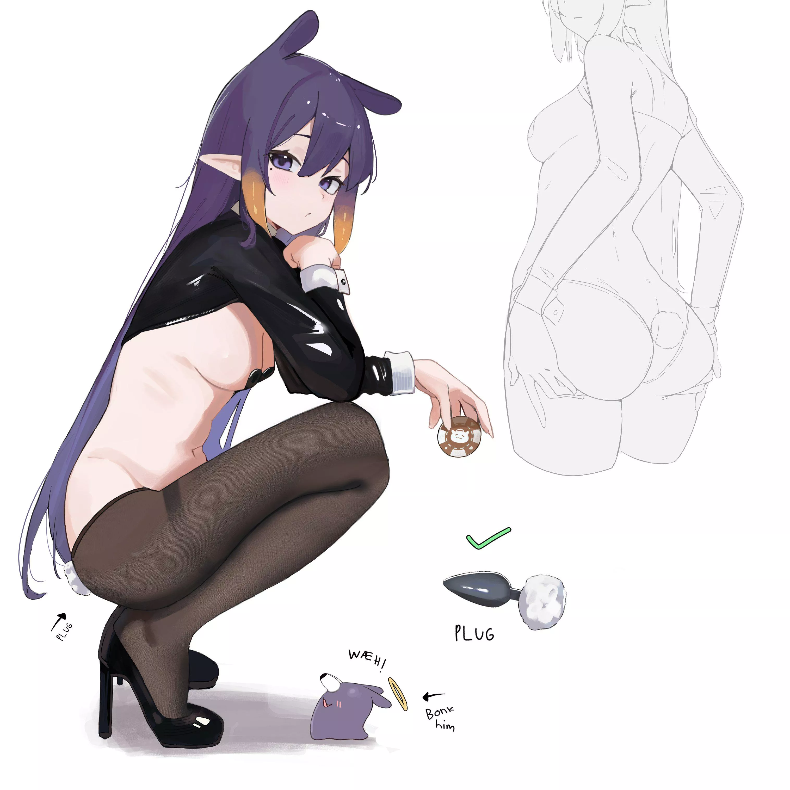 Reverse Bunny Ina [Hololive EN Myth]