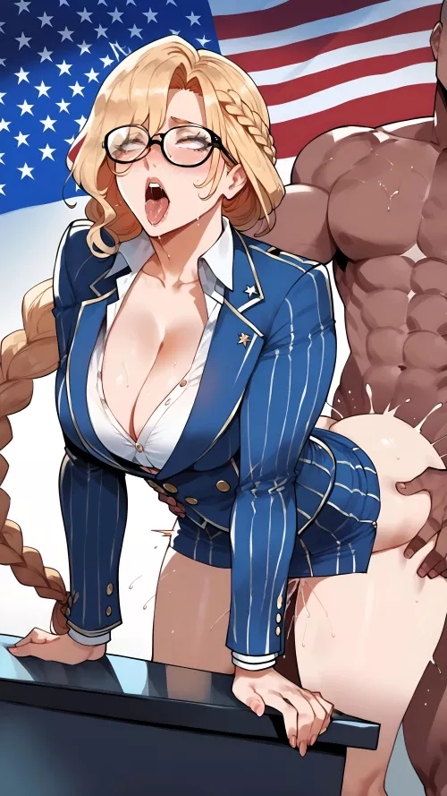 She didn't expect to get fucked during her presidential debate