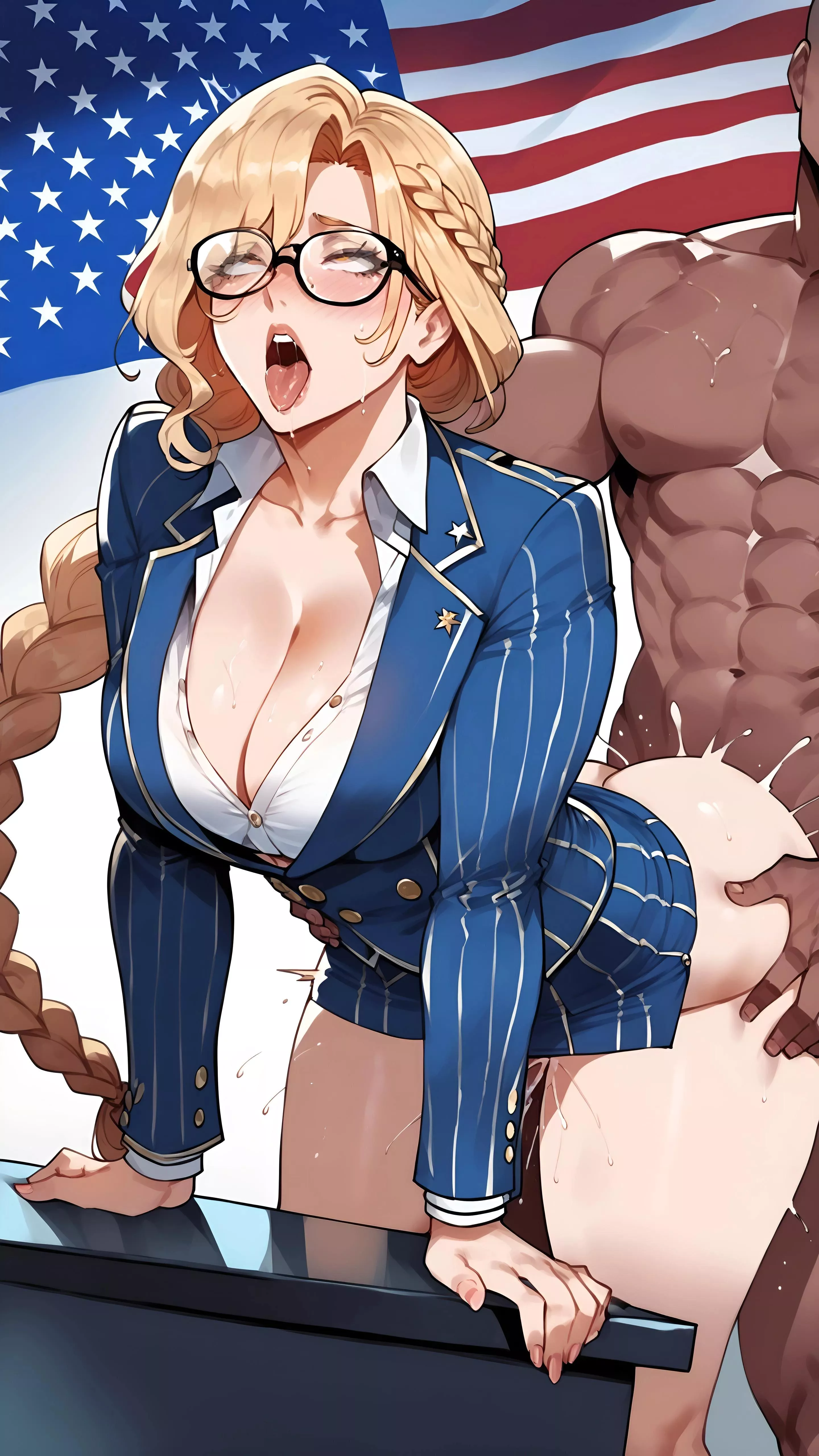 She didn't expect to get fucked during her presidential debate