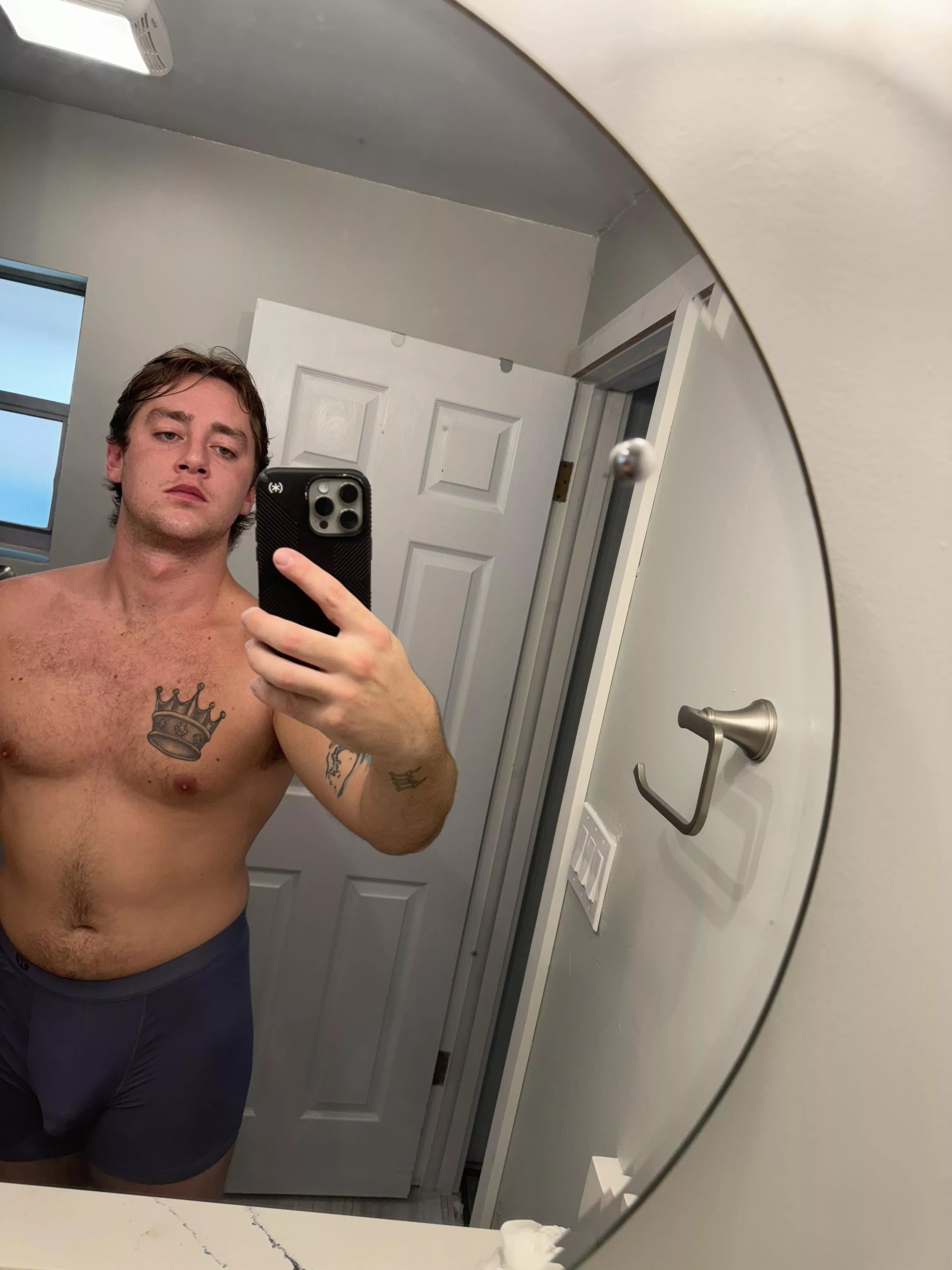 showing off my curious cock