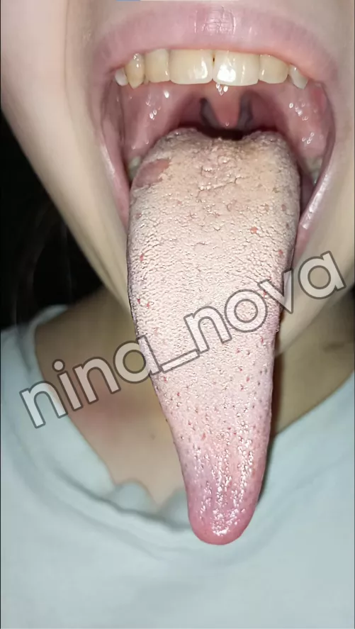 Sometimes I forget how long my tongue is