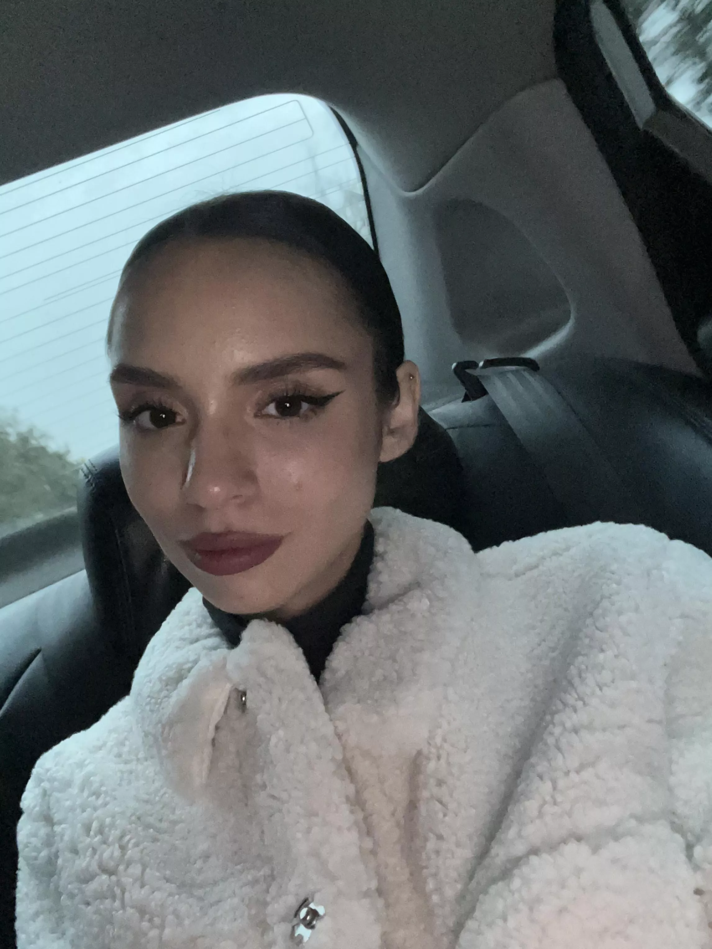 The selfie I took for hubby while I was out with someone else