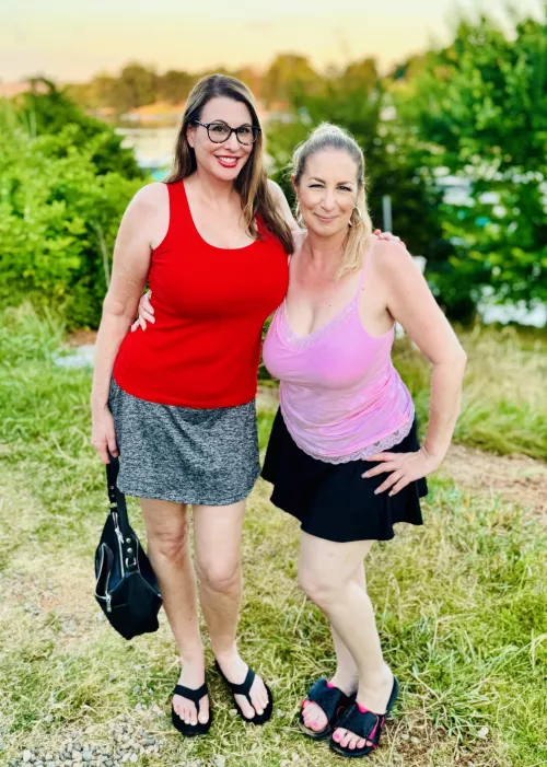 Two 50+ MILFS with Real MomBods decide to start a YouTube channel featuring try-on vids. Are you in??