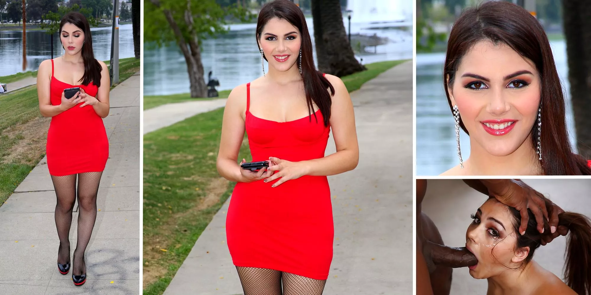 Valentina always remains elegant, in all circumstances. Yes, all